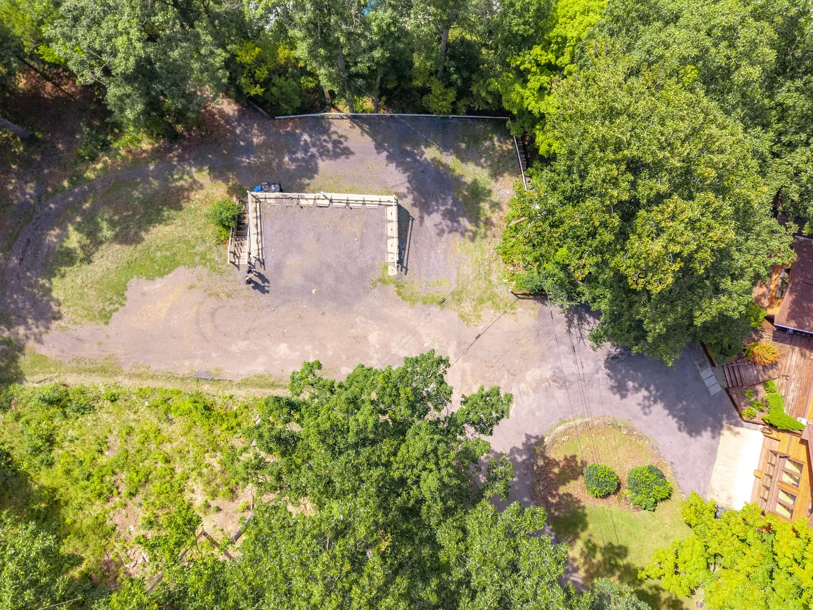 Drone view of Seneca Lake and the shoreline