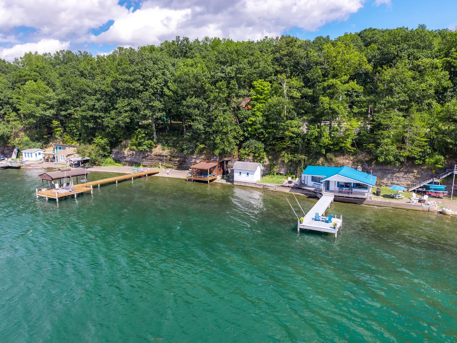 Smooth Sailing FLX — cottage and dock