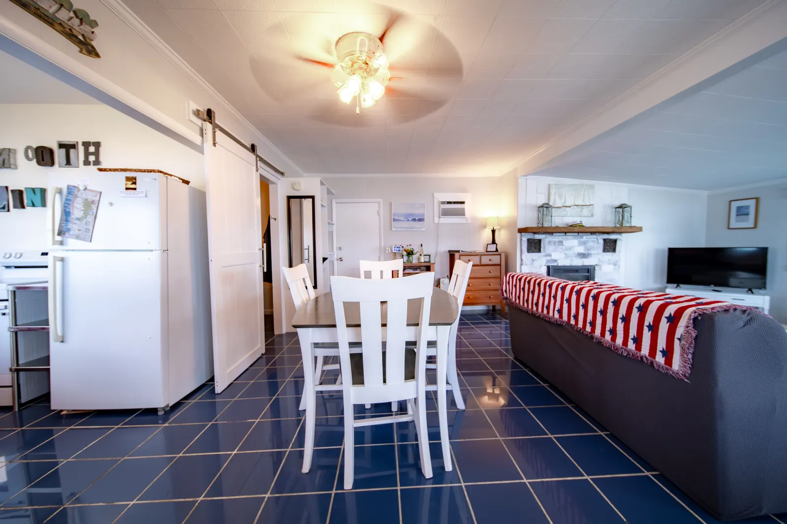 Room at Smooth Sailing FLX, from the 2026 shoot
